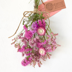 香り立つキングプロテアとベルガモットのスワッグ・ブーケ ユーカリ銀