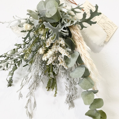 香り立つドライフラワー ＊ハーブスワッグ 小さな可愛い花と