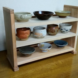 蕎麦猪口棚 小箪笥 コレクション棚(蕎麦猪口棚・グラス・陶器) / 福岡県大川市 | セゾンの