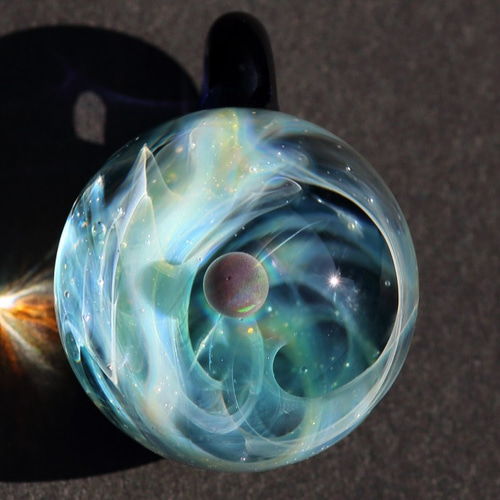宇宙ガラス　ペンダント　高ランク 楽天市場】宇宙ガラス ペンダント ネックレス ケース付き