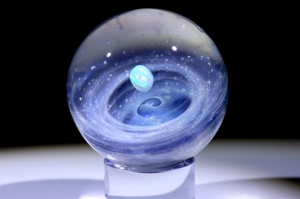 38mm 宇宙ガラスマーブル - オブジェ no.M023 立体・オブジェ 38mm 宇宙ガラスマーブル - オブジェ no.M023 立体・オブジェ