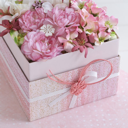 桜とウッドビーズのシンプルリース｜ひな祭り・卒業入学祝い・春