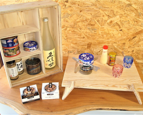 コンパネオカモチ 新品 おかもち 針葉樹合板 受注生産 キャンプ