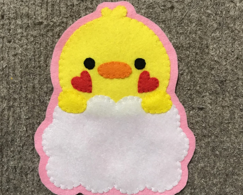 フェルト 名札 ひよこ ワッペン・アップリケ さわ 通販 10783679
