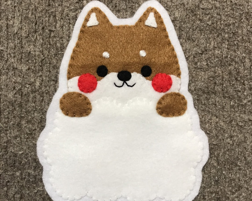 いぬと骨 フェルト名札 ワッペン - メルカリ