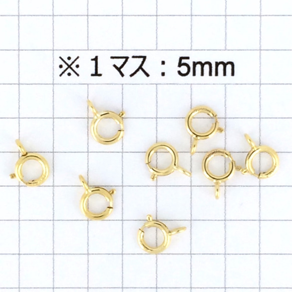 【10点セット7mm】14KGFゴールドフィルド金張りヒキワ 4枚目の画像