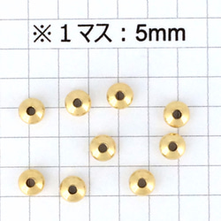 【5粒4mm】14KGFゴールドフィルド金張りロンデル 6枚目の画像