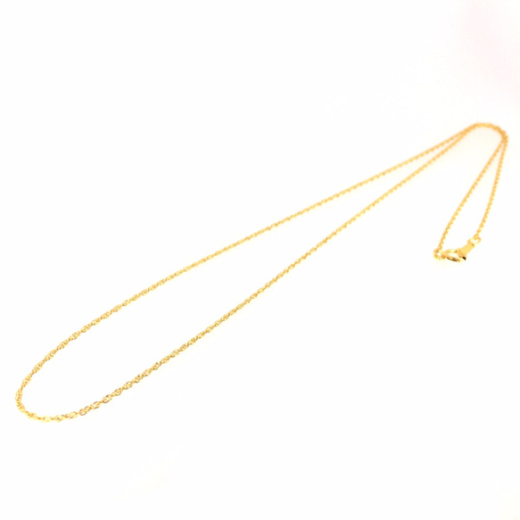 楽天市場】アクセサリーパーツ ネックレスチェーン ゴールド