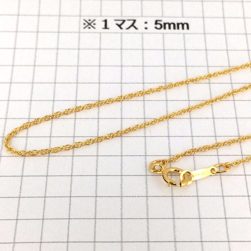 楽天市場】アクセサリーパーツ ネックレスチェーン ゴールド