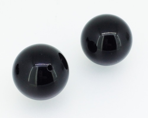 モリオン(黒水晶)AAA モリオン（黒水晶） スフィア・ラウンド15mm 1個｜天然石ビーズ