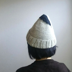 ヤドカリ帽（ライトグレー)※受注製作 3枚目の画像