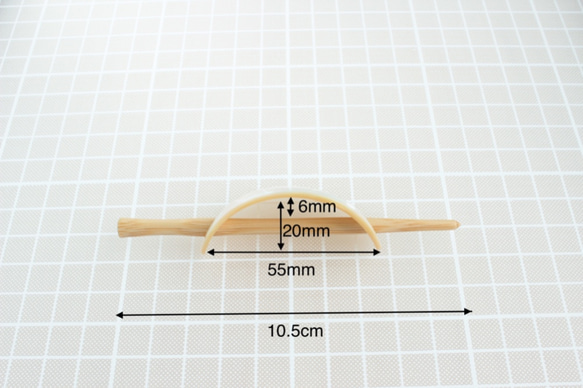 【絕品】夜光貝貝君竹梳 第7張的照片