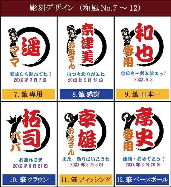 名入れ ビールジョッキ 410ml 手びねり ビール グラス 名前入り 彫刻 7枚目の画像