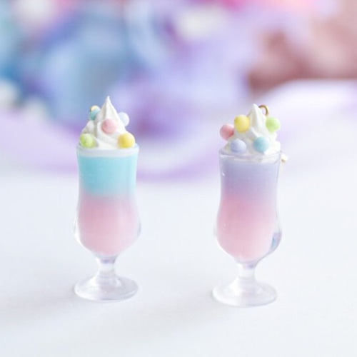 ゆめかわ✳︎おいりのクリームソーダ ミニチュア その他置物 Chocolate