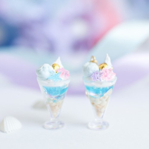 マーメイドパフェのミニチュア その他置物 Chocolate Lily 通販