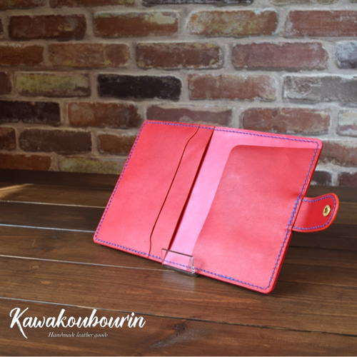 受注制作】ランドセルリメイク パスポートケース (KA048d2) 長財布