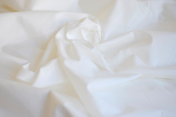 エジプト超長綿"GIZA COTTON"　シャトル織機　平織物 7枚目の画像
