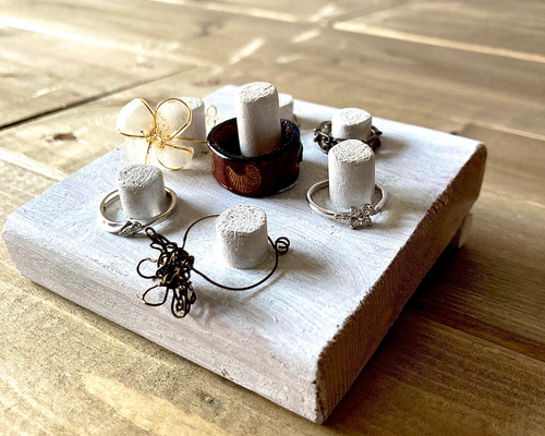 木製　アクセサリーホルダー　ディスプレイ　★vintage調★　No.445 木製 アクセサリーホルダー ディスプレイ ☆vintage調☆ No.445 木製