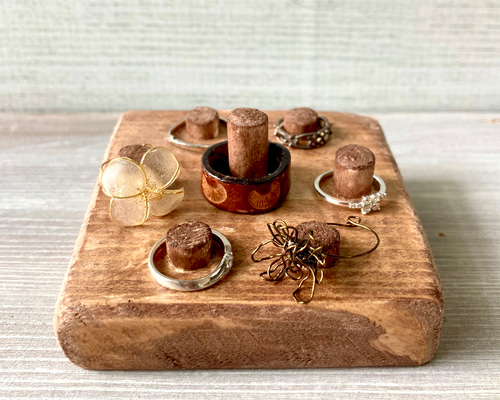 木製　アクセサリーホルダー　ディスプレイ　★vintage調★　No.445 木製アクセサリーホルダーディスプレイ☆vintage調☆No.445