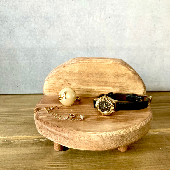 アクセサリートレー 木製ミニベンチ ミニチュアドールベンチ カード