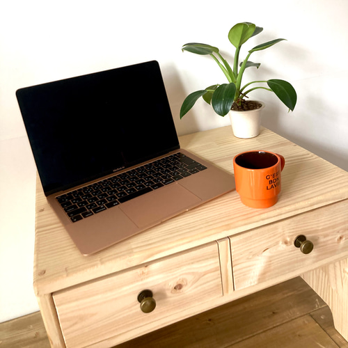 パソコンデスク 木製 ワークデスク 勉強机 ドレッサー 引き出し