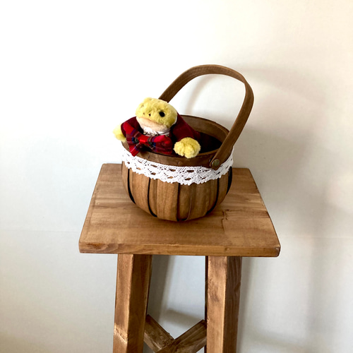 木製 ハイスツール サイドテーブルとしても使える！ 四角い イス