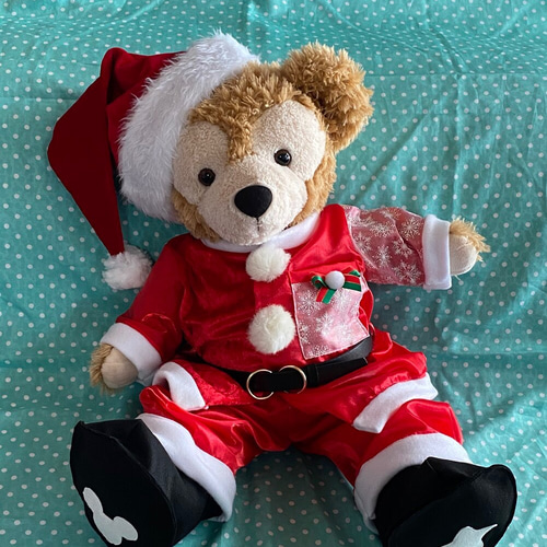 クリスマスダッフィーぬいぐるみ Mサイズ ダッフィー ぬいぐるみ M