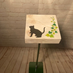 消毒液スタンド　猫可愛い風 4枚目の画像