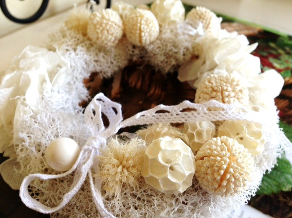 white wreath・・ 3枚目の画像