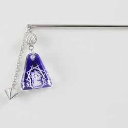 江戸切子かんざし（青） かんざし 彩り硝子工芸 通販 10851101｜Creema