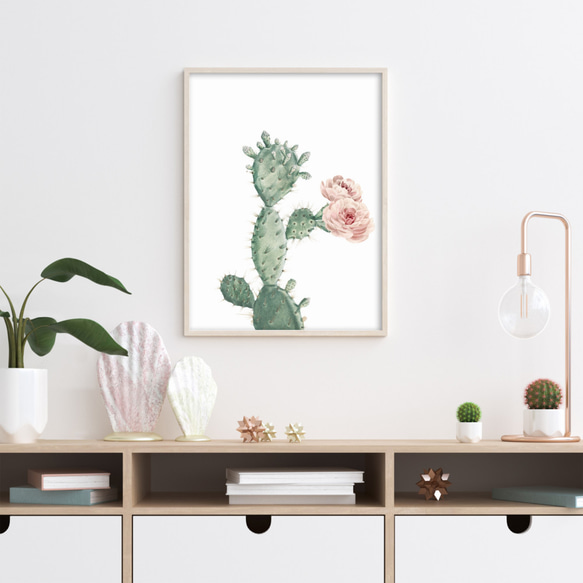 サボテン アートポスター (05_cactus_left) 人気・おすすめ｜多用途・生活用品におすすめ 口コミ人気 即納 日本国内即配送