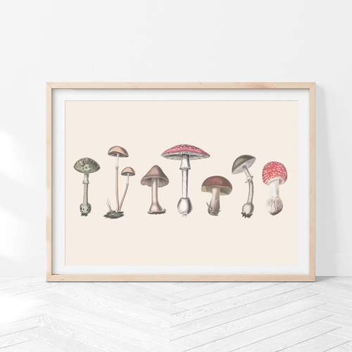 アンティーク調、壁掛け　キノコ アンティーク調、壁掛け キノコ アンティーク調、壁掛け キノコ