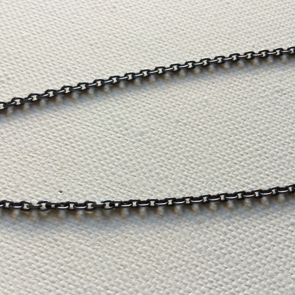 【Luxjewel】Couper necklace いぶし燻加工 50cm