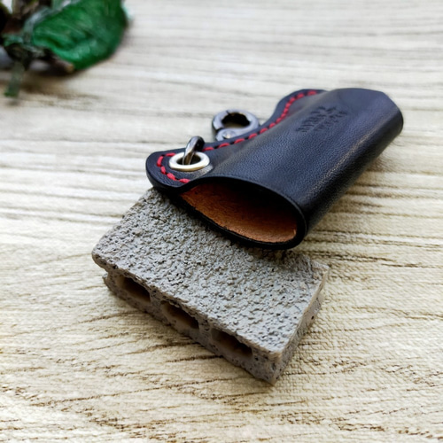 Yohji Yamamoto レザー bicライターケース ライターケース（BICスリムライターJ23専用）本革手染め