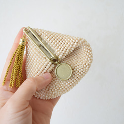 ビーズ　がまぐち財布　小銭入れ 0278-1.jpg