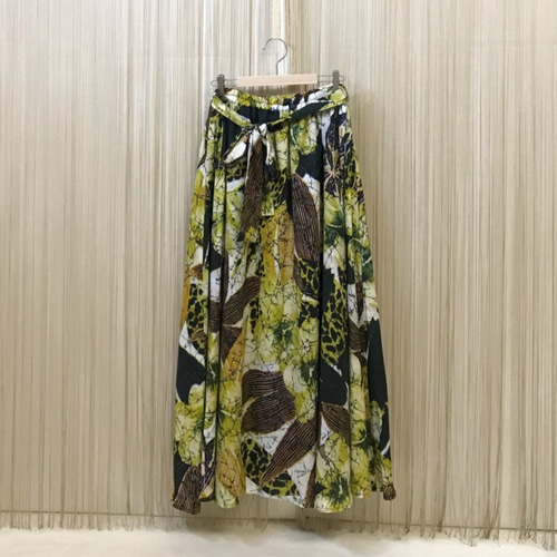 型紙 プリントギャザースカート A012-P レディース 型紙 cobacagari