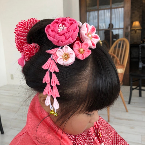 ちりめん細工 髪飾り 七五三 雑貨・その他 haruちゃん工房 通販