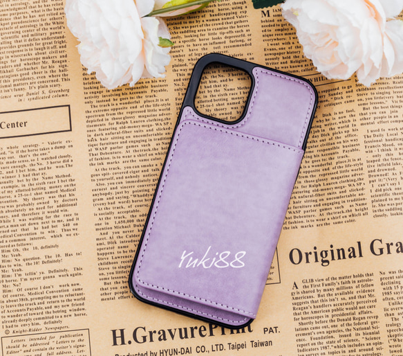 カードの手帳 iPhone12/13pro iPhoneSE3/14/XR/11/11Pro スマホケース 手帳型 1枚目の画像