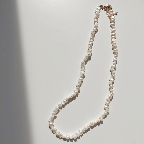 freshwater pearl necklace RN026 9枚目の画像