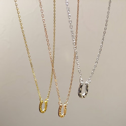 【50％OFF★在庫処分】【金属アレルギー対応】Horseshoe necklace R2150 1枚目の画像