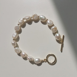 freshwater pearl mantel bracelet RB019 1枚目の画像