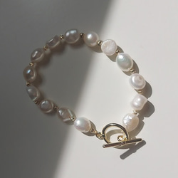 freshwater pearl mantel bracelet RB019 2枚目の画像