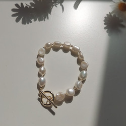 freshwater pearl mantel bracelet RB019 6枚目の画像