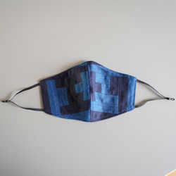 武州正藍染 手提げバッグ 小 二重刺子 濃紺 トートバッグ うしじま縫製