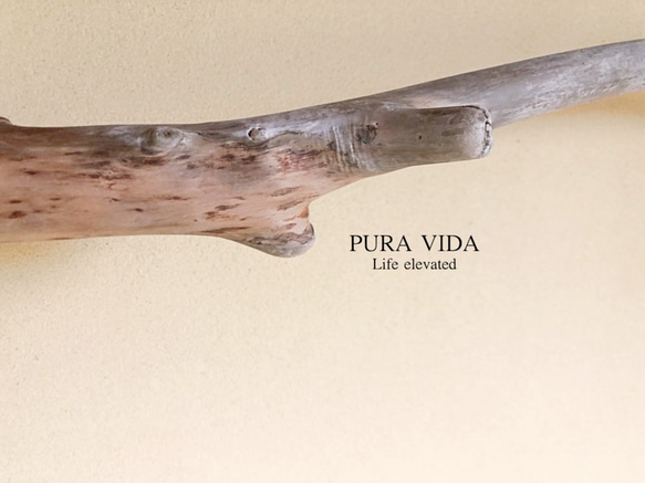 アルプス流木　男前な太め流木と綿ロープのハンガーラック　アウトドアテイスト　S字3連　 8枚目の画像