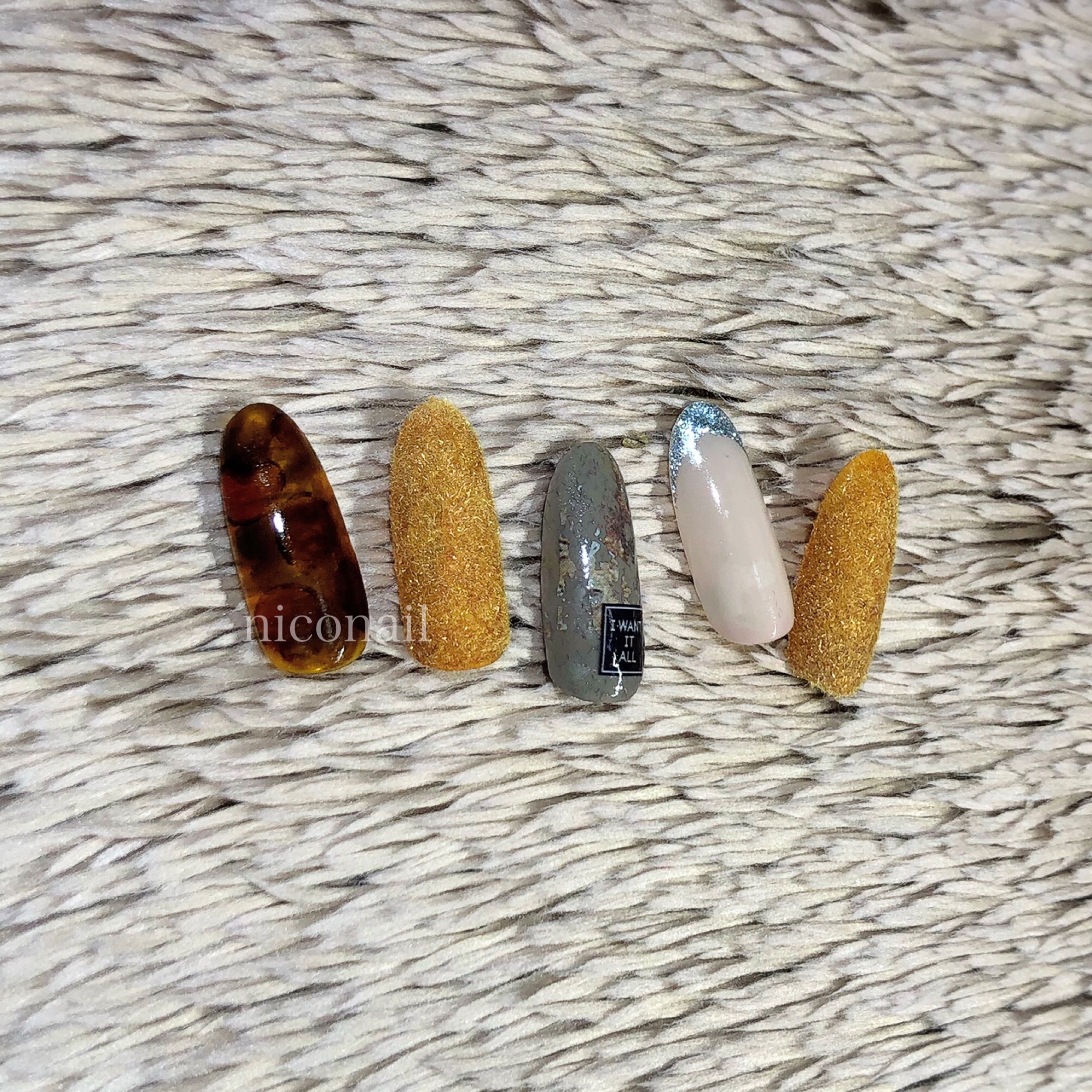 べっ甲とベルベットパウダーで秋冬にぴったり