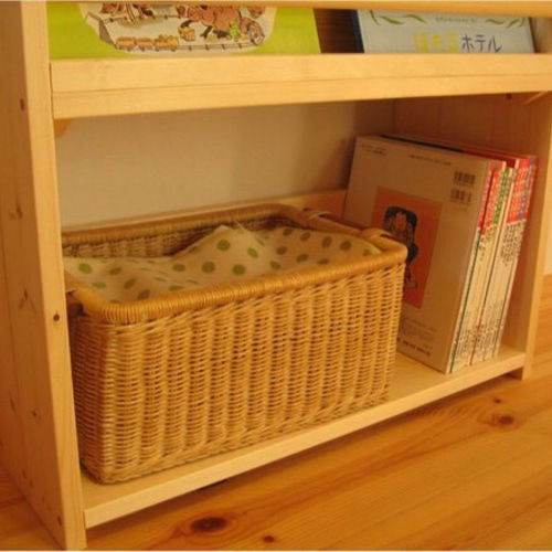 ハンドメイド　絵本棚　ミツロウWAX ♪ハンドメイド・絵本棚・みつろうWAX仕上げ♪短納期対応可能です