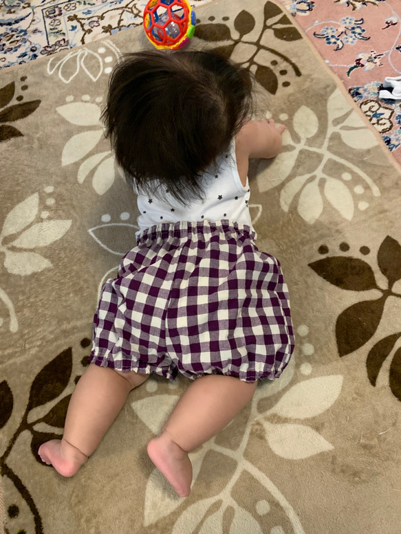 バルーンパンツ かぼちゃパンツ 90size なまえ刺しゅうサービス 