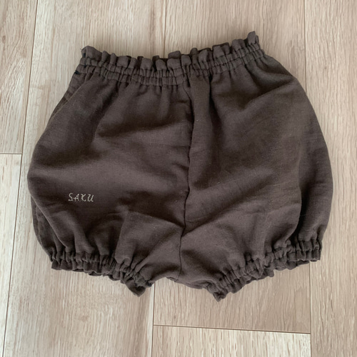 かぼちゃパンツ バルーンパンツ 90 お名前刺しゅうサービス 水玉