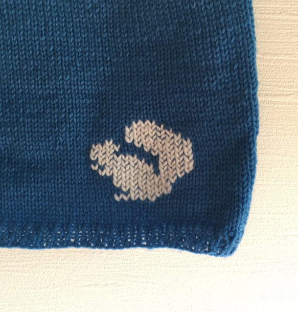 【キッズ】リスの刺繍のベスト 3枚目の画像